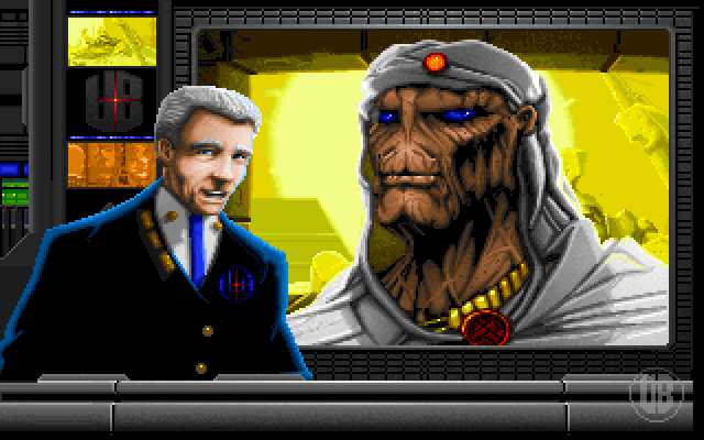 Zephyr (DOS) screenshot: Level 2 planet ruler, interview