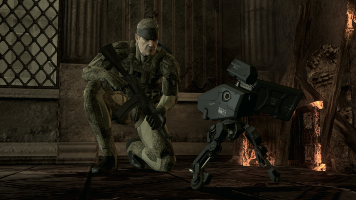 Metal Gear Solid 4: Guns of the Patriots (PlayStation 3) screenshot: This is Metal Gear Mk. II that will follow Snake throughout the game and provide support