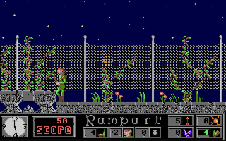 Elf (Amiga) screenshot: Garden area