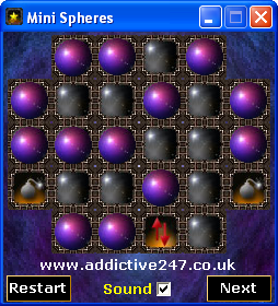 Mini Spheres (Windows) screenshot: Begin Level 2