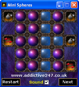 Mini Spheres (Windows) screenshot: Begin Level 4