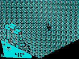 Fairlight (ZX Spectrum) screenshot: Crown has been received.