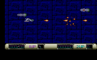 Z-Out (Atari ST) screenshot: Game start