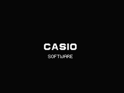 Moai No Hihō (MSX) screenshot: The Casio Software logo.