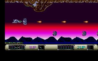 Z-Out (Atari ST) screenshot: Another wave comes through