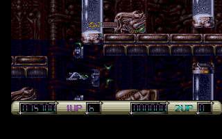 Z-Out (Atari ST) screenshot: Two distinct routes here