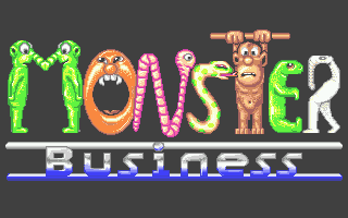 Monster Business (Atari ST) screenshot: Title screen