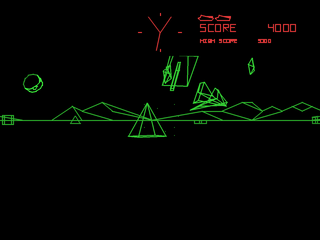 Arcade's Greatest Hits: The Atari Collection 1 (PlayStation) screenshot: Battlezone