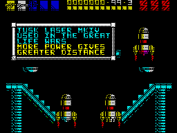 Rex (ZX Spectrum) screenshot: Details of each one follow
