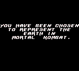 Mortal Kombat 3 (Game Gear) screenshot: Short text-only intro