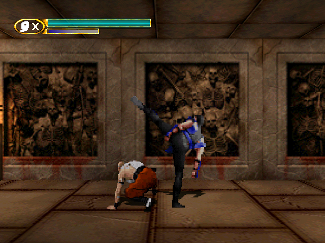 Mortal Kombat Mythologies: Sub-Zero (Nintendo 64) screenshot: First fight.
