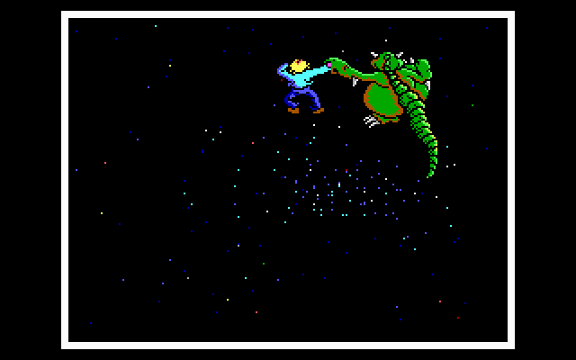MOT (DOS) screenshot: Falling......!