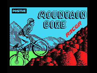 Mountain Bike Racer (MSX) screenshot: Title screen
