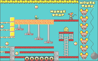 Mouse Trap (Atari ST) screenshot: Starting position