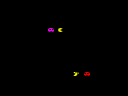 Ms. Pac-Man (ZX Spectrum) screenshot: One of the animated interludes