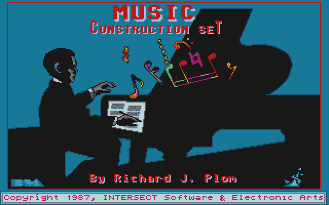 Will Harvey's Music Construction Set (Atari ST) screenshot: Title screen