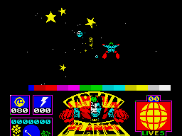 Captain Planet and the Planeteers (ZX Spectrum) screenshot: The into-the-screen bit