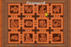 Nancy Drew: Message in a Haunted Mansion (Game Boy Advance) screenshot: Password - insert to continue a certain chapter in the game
