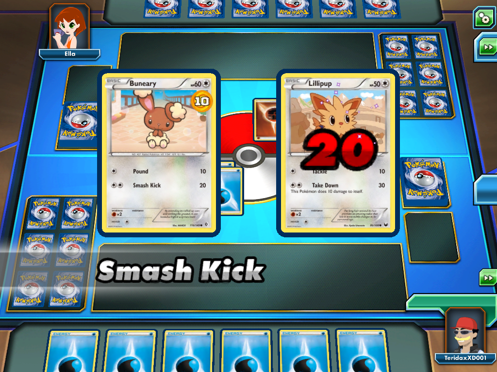 Screenshot of Pokémon Trading Card Game Online (iPad, 2011) - MobyGames