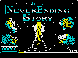 The Neverending Story (ZX Spectrum) screenshot: Loading screen