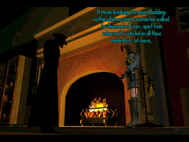 Discworld Noir (Windows) screenshot: ...as well as famous videogame characters