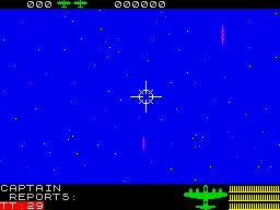 Night Gunner (ZX Spectrum) screenshot: Game start
