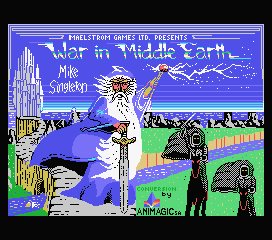 J.R.R. Tolkien's War in Middle Earth (MSX) screenshot: Loading screen
