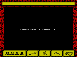 Ninja Spirit (ZX Spectrum) screenshot: Loading