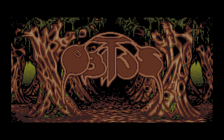 Obitus (DOS) screenshot: Title screen (VGA)