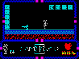 Game Over II (ZX Spectrum) screenshot: Ionic turbo laser found.