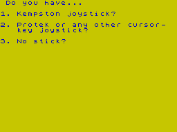 Omega Run (ZX Spectrum) screenshot: Under control