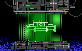 Omega (Atari ST) screenshot: Holographic tank