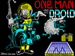 One Man and His Droid (ZX Spectrum) screenshot: Loading screen