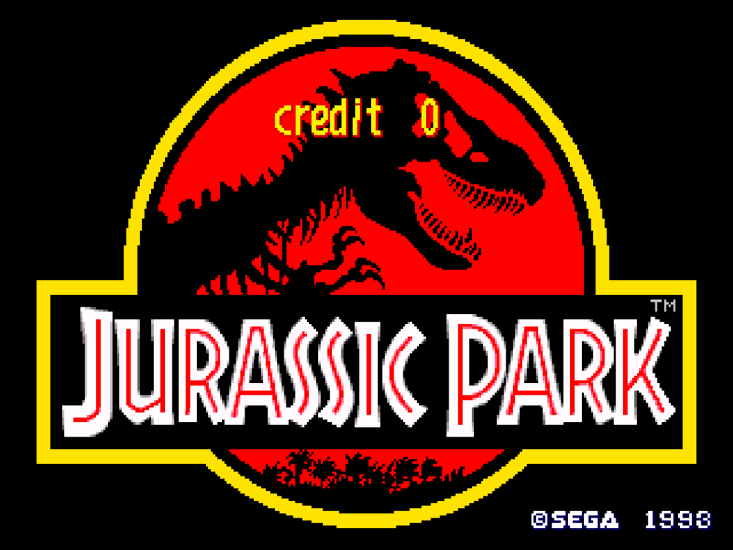 Jurassic Park (Arcade) screenshot: Title Screen