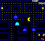 Pac-Man (Game Gear) screenshot: Time to gobble some ghosts