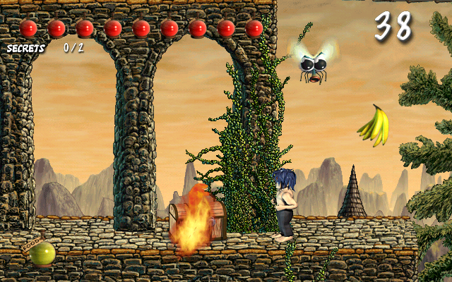 Akimbo: Kung-Fu Hero (Windows) screenshot: Fire!