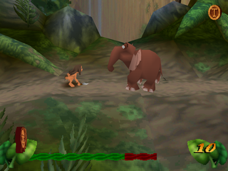 Disney's Tarzan (PlayStation) screenshot: Baby elephant