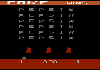 Pepsi Invaders (Atari 2600) screenshot: Starting screen