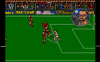 Peter Beardsley's International Football (Amiga) screenshot: Goal!