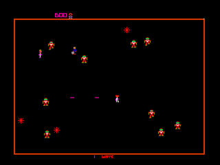 Williams Arcade Classics (PlayStation) screenshot: Robotron