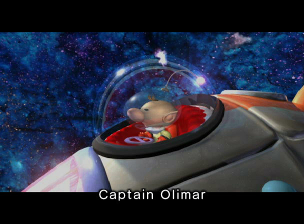 Pikmin 2 (GameCube) screenshot: Olimar Returns to Hocotate
