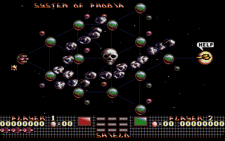 Phobia (Atari ST) screenshot: Game start