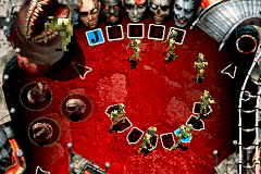 The Pinball of the Dead (Game Boy Advance) screenshot: Top of the Cemetery table