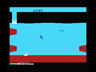 Pitfall II: Lost Caverns (MSX) screenshot: Collect the gold!