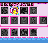 Pokémon Puzzle Challenge (Game Boy Color) screenshot: Choose your Pokemon