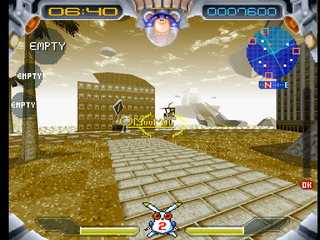 Jumping Flash! 2 (PlayStation) screenshot: Time stop power-up