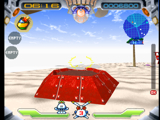 Jumping Flash! 2 (PlayStation) screenshot: Fan