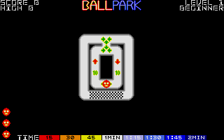 Ball Park (Atari ST) screenshot: First level