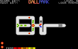 Ball Park (Atari ST) screenshot: Here you have to think before you move.
