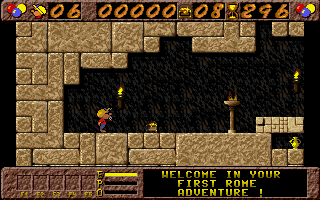 P. P. Hammer and His Pneumatic Weapon (Amiga) screenshot: The adventure starts here